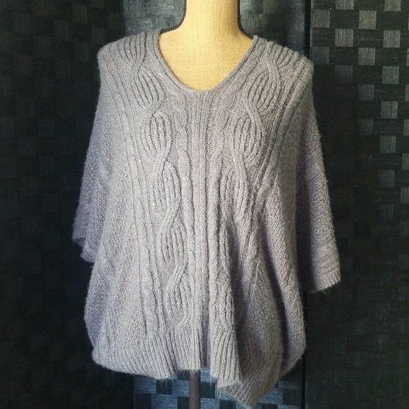 Sweaters - Soft & Shiney Sweater Poncho